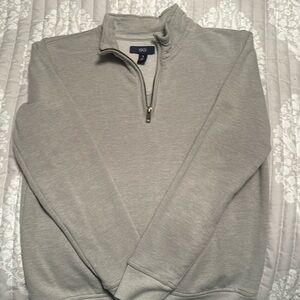 Boys gray quarter zip shirt